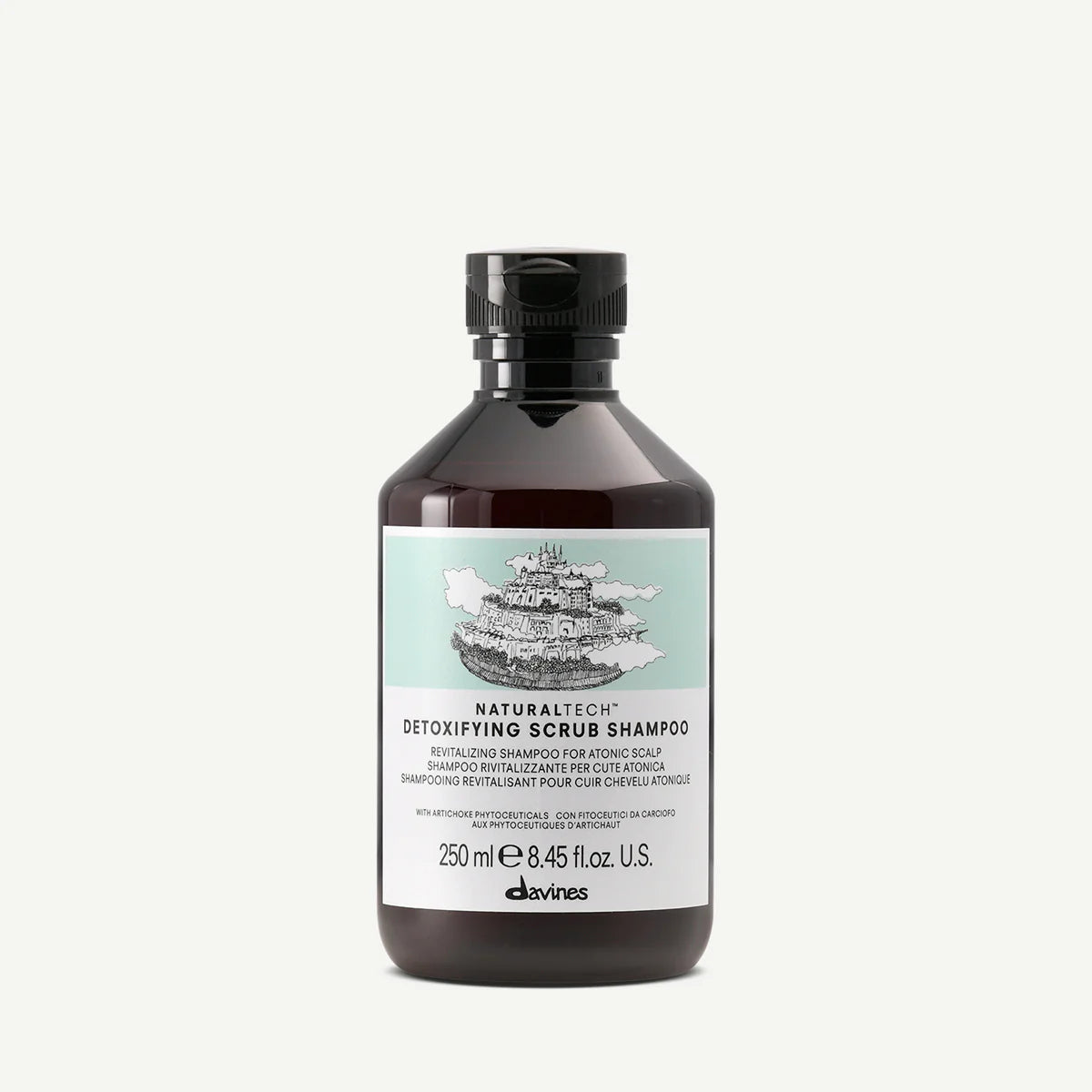 DAVINES naturaltech scrub shampoo